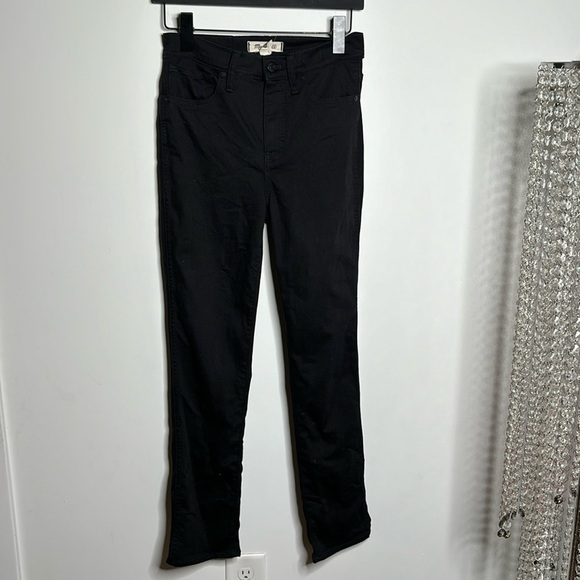 Madewell Women's Black Straight Leg Jeans - Picture 3 of 9